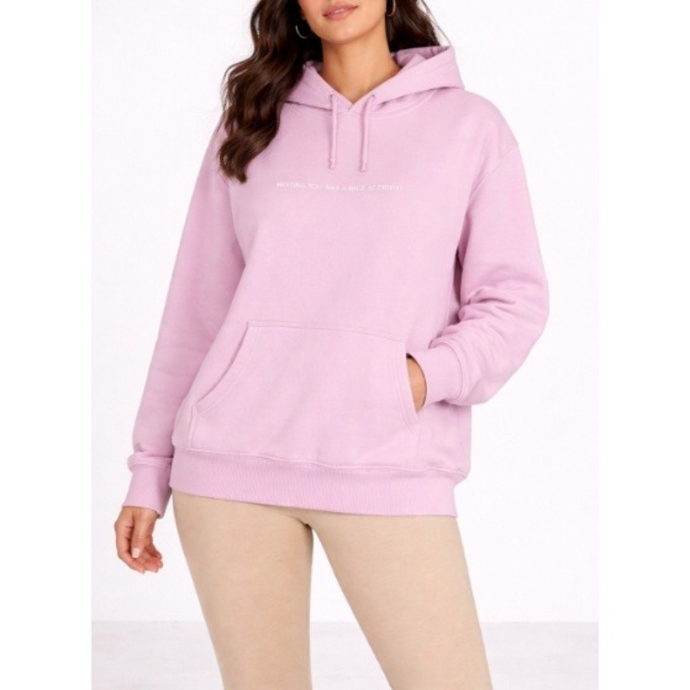 We're Not Really Strangers Pink I'm So Happy We Met Limited Edition Hoodie SizeL